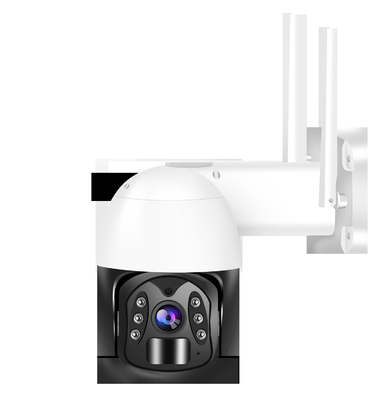 Infrarouge de la vision nocturne 2.0MP 200W 850nm de caméra du dôme 4G PTZ de batterie au lithium de NTC