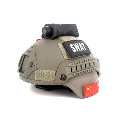 caméra tactique Live Streaming Troops BT4.0 3600mA de casque de 4G Wifi GPS