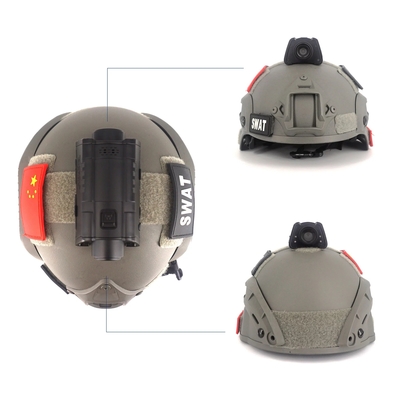 Caméra militaire de casque de 2.4GHZ GPS Live Streaming 3600mAh pour des troupes