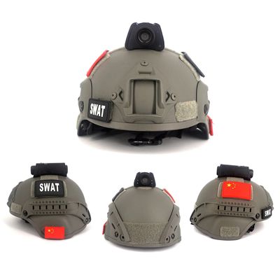 Caméra de casque GPS 2.4GHZ streaming en direct 3600mAh pour troupes