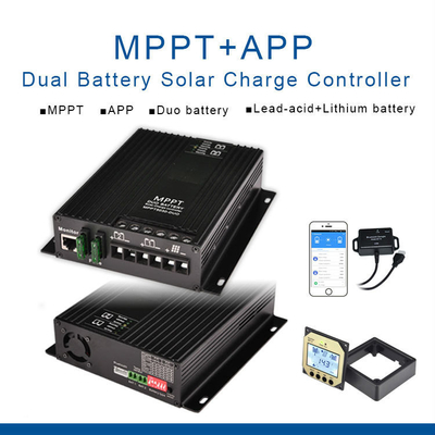 double bateau solaire de caravane de For RVs de contrôleur de charge de la batterie MPPT de 12V 24V 30A