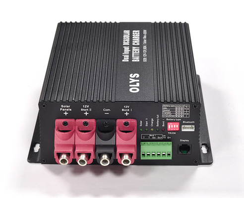 Contrôleur solaire automatique solaire futé de charge du chargeur de batterie de C.C de double entrée 12V MPPT