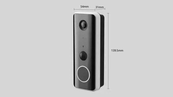 Sonnette visuelle 5200 MAh Battery With Indoor Chime de WIFI d'angle de la vision 160