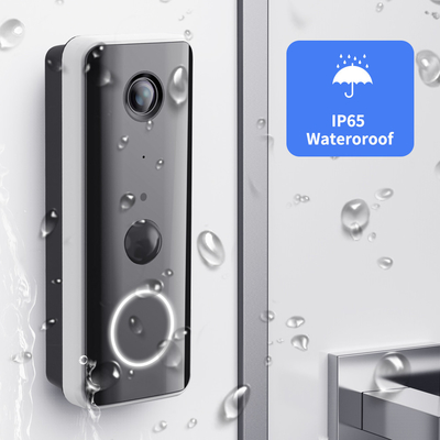 interphone bi-directionnel de caméra de sonnette de 1080p Wifi avec le carillon