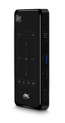 Mini projecteur portatif de poche du DLP 4K décodant 3D le contrôle du playback IR