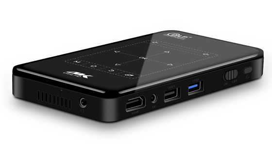 Mini projecteur portatif de poche du DLP 4K décodant 3D le contrôle du playback IR