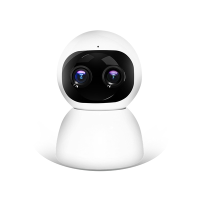 reconnaissance des visages de vision nocturne de caméra de télévision en circuit fermé de lentille de maison de 1080P WIFI double
