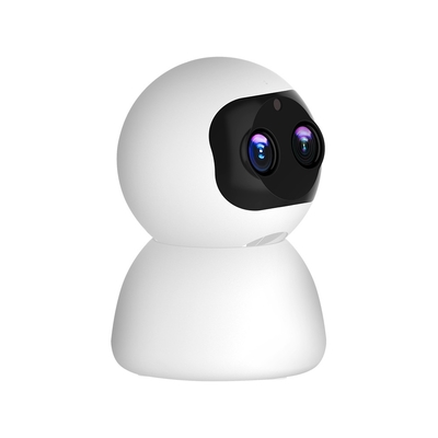 reconnaissance des visages de vision nocturne de caméra de télévision en circuit fermé de lentille de maison de 1080P WIFI double