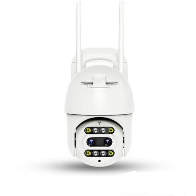 Le dôme binoculaire de caméra de sécurité de 2.0MP 4G Wifi forment la vision nocturne de DC12V 2A