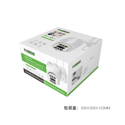Le dôme binoculaire de caméra de sécurité de 2.0MP 4G Wifi forment la vision nocturne de DC12V 2A