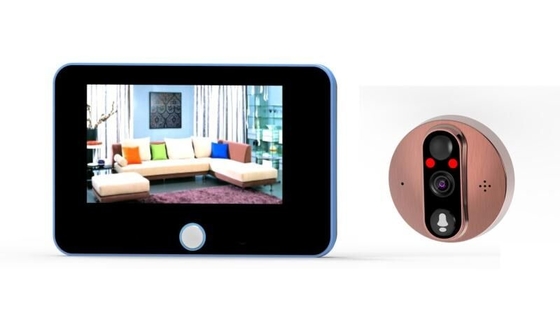 la batterie visuelle IR de la sonnette 5000mAH de WIFI du trou 1080P A COUPÉ le commutateur automatique