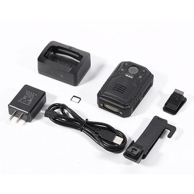 caméras de port de corps de police de la vapeur vive 4G avec la vision nocturne visuelle de GPS