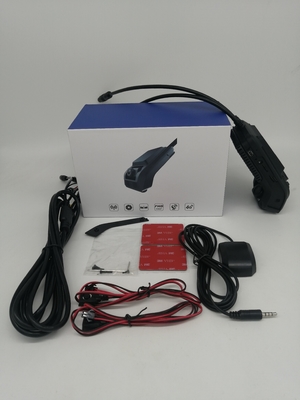 4G Dashcam ADAS DSM CMSV6 quadruple à canal double 1080P grand-angulaire