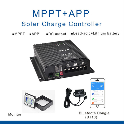 99,8% contrôleur solaire 12V 24V 40A de charge de l'efficacité MPPT avec la fonction de sortie de charge