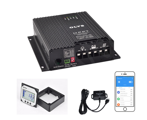contrôleur solaire automatique de charge du chargeur de batterie de C.C de l'identification 20A de 12V 24V MPPT