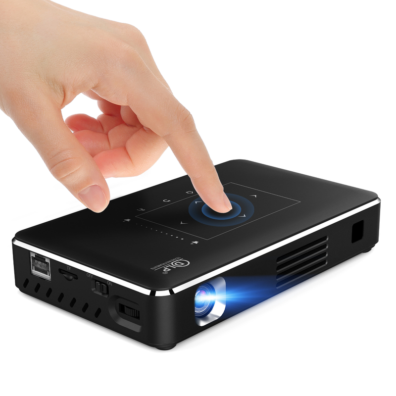 Projecteur intelligent portatif 4K de DLP de Home Theater décodant le contact d'assistance technique d'Android 9,0