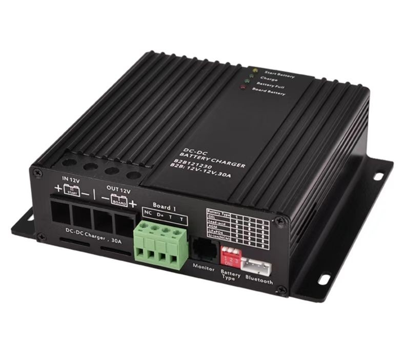 Chargeur de batterie Dc 12v 30a pour Lithium Gel plomb acide AGM scellé Lifepo4 Mppt