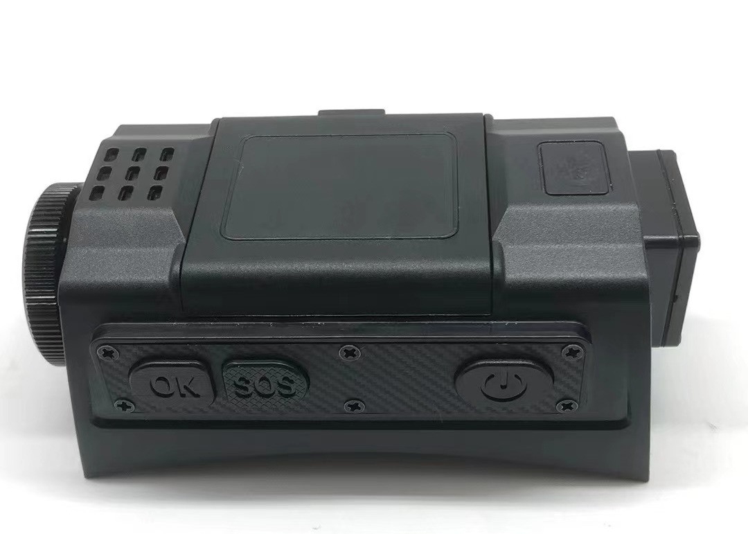 Caméra de sécurité de casque de vision nocturne au format MP4 1080P avec laser et distance de vision nocturne 10M