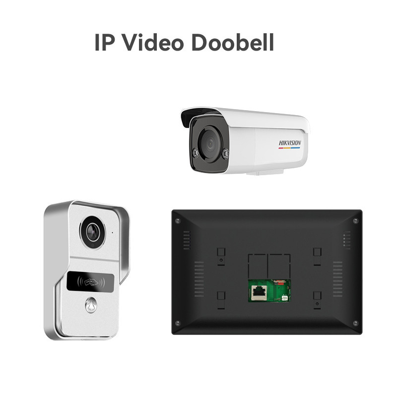 166° Angle de vue tout noir/argent WIFI sonnette vidéo 8 mois Stand par H.264 Format codé