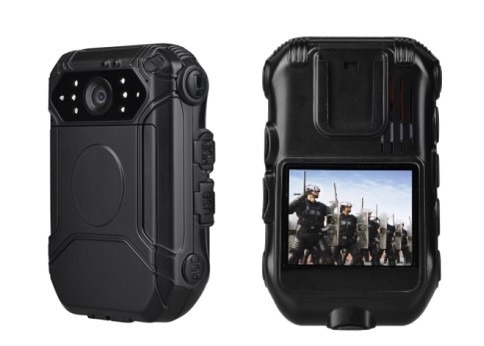 Caméra portée sur le corps de la police de vision nocturne de 13 MP avec grand angle de 120 ° et étanche IP66