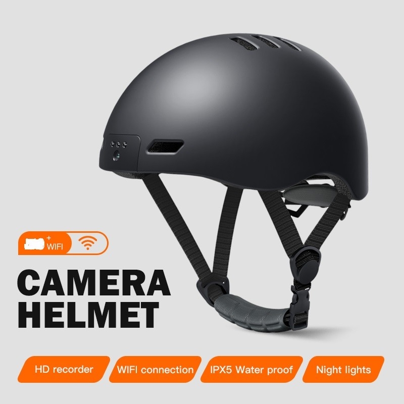 Caméra de casque de sécurité 720P avec IP67 imperméable à l'eau et températures de fonctionnement à 70 degrés C