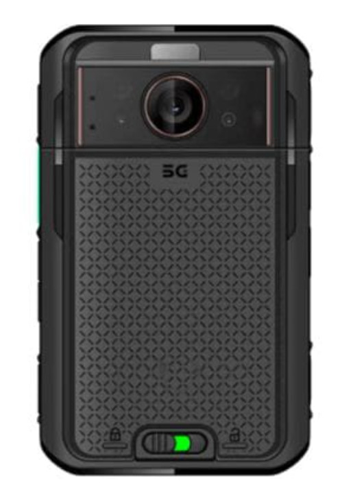 Batterie remplaçable de 8000 mAh 5G Body Camera avec caméra arrière de 13 MP et capteur gyroscopique