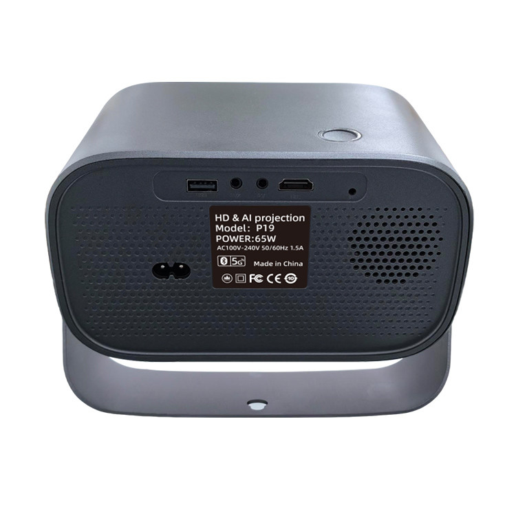 2.69 pouces 720P mini projecteur LCD portable avec WIFI6 2.4G/5G 802.11a/b/g/n/ac/ax et une luminance de lumière avancée 220ANSI Lumens