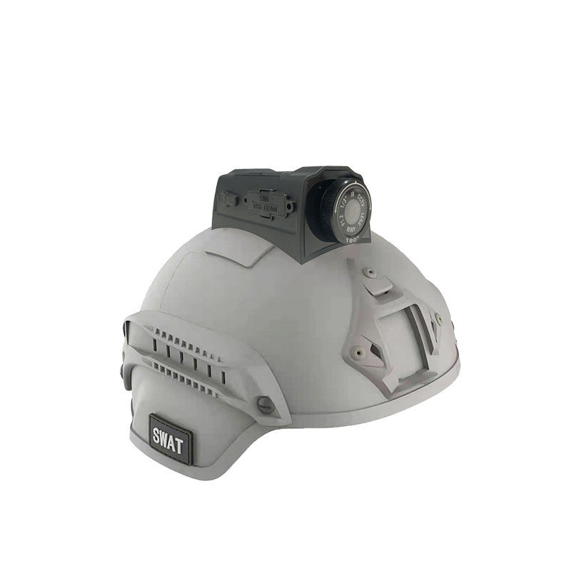 Caméra de casque de sécurité tactique en direct avec WiFi 2,4 GHz et débit vidéo 256kbps-8Mbps