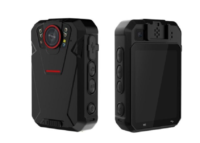 Caméras piétons 4G étanches haute définition pour la police avec suivi GPS et logiciel de plateforme CMSV6