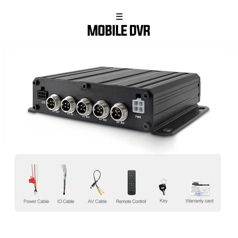 4G Mobile DVR optimisé pour les conditions mobiles difficiles, offrant performance et installation facile pour les véhicules commerciaux