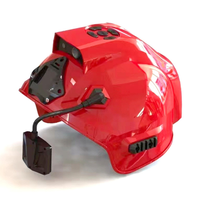 802.11b/g Protocole Casque de sauvetage pour pompiers Capteur d'imagerie thermique avec carte TF 64GB et capacité de stockage