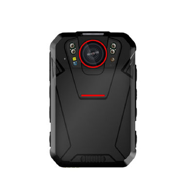 Enregistreur d'application de la loi 4G WiFi, écran tactile 2,4 pouces, système Android 8.1, batterie 2500 mAh, LED SOS, LED rouge et bleue
