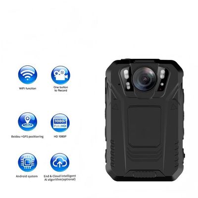 Caméra portative 2K Premium avec enregistrement audio GPS de vision nocturne pour les forces de l'ordre