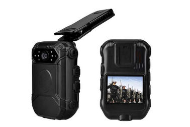 Enregistreur grand-angulaire de caméra de police de vision nocturne du playback 140 usés de la caméra 1080P GPS de corps