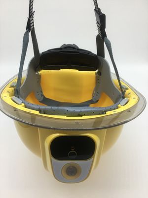 Casque de construction avec la version de nuit de GPS DVR 10Meters de vidéo de la caméra 4G